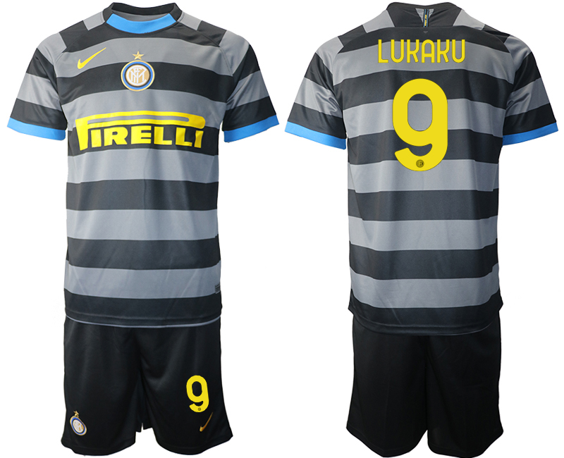 2021 Men Inter Milan Third Soccer Jersey #9 soccer jerseys->real madrid jersey->Soccer Club Jersey